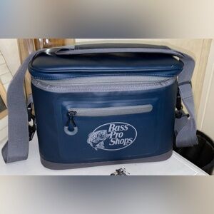 Blue waterproof bass pro shops cooler
